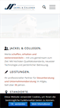 Mobile Screenshot of jackelundcollegen.de
